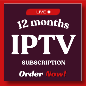 12 Months IPTV Subscription